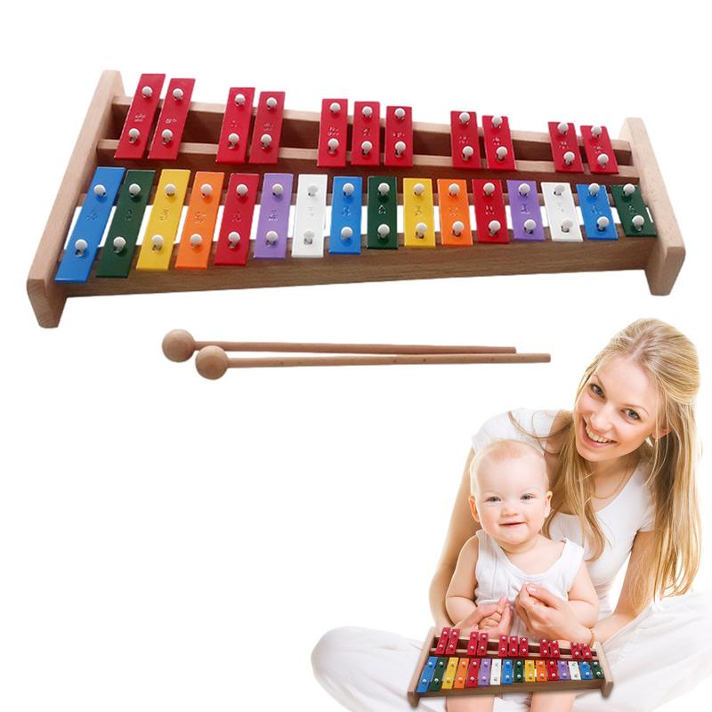 Kids Education Bell - 27 Note Xylophone Hand Bell Colorful