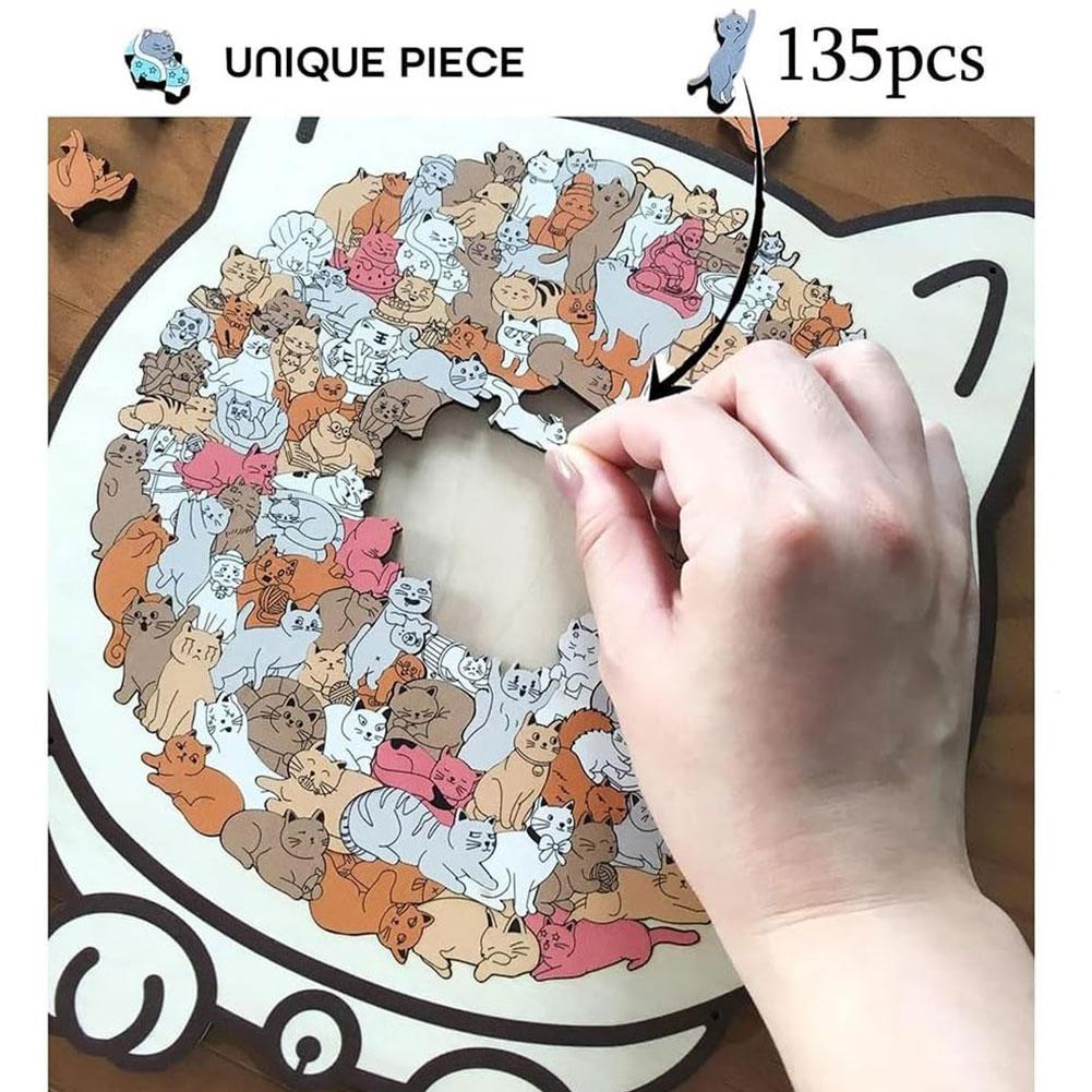 Game Educational For Kids Free - 135-Piece Wooden Puzzles For Adult Kid