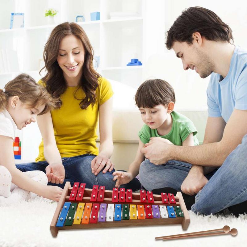 27 Note Xylophone Hand Bell Co - Kids Education Bell 评论和价格