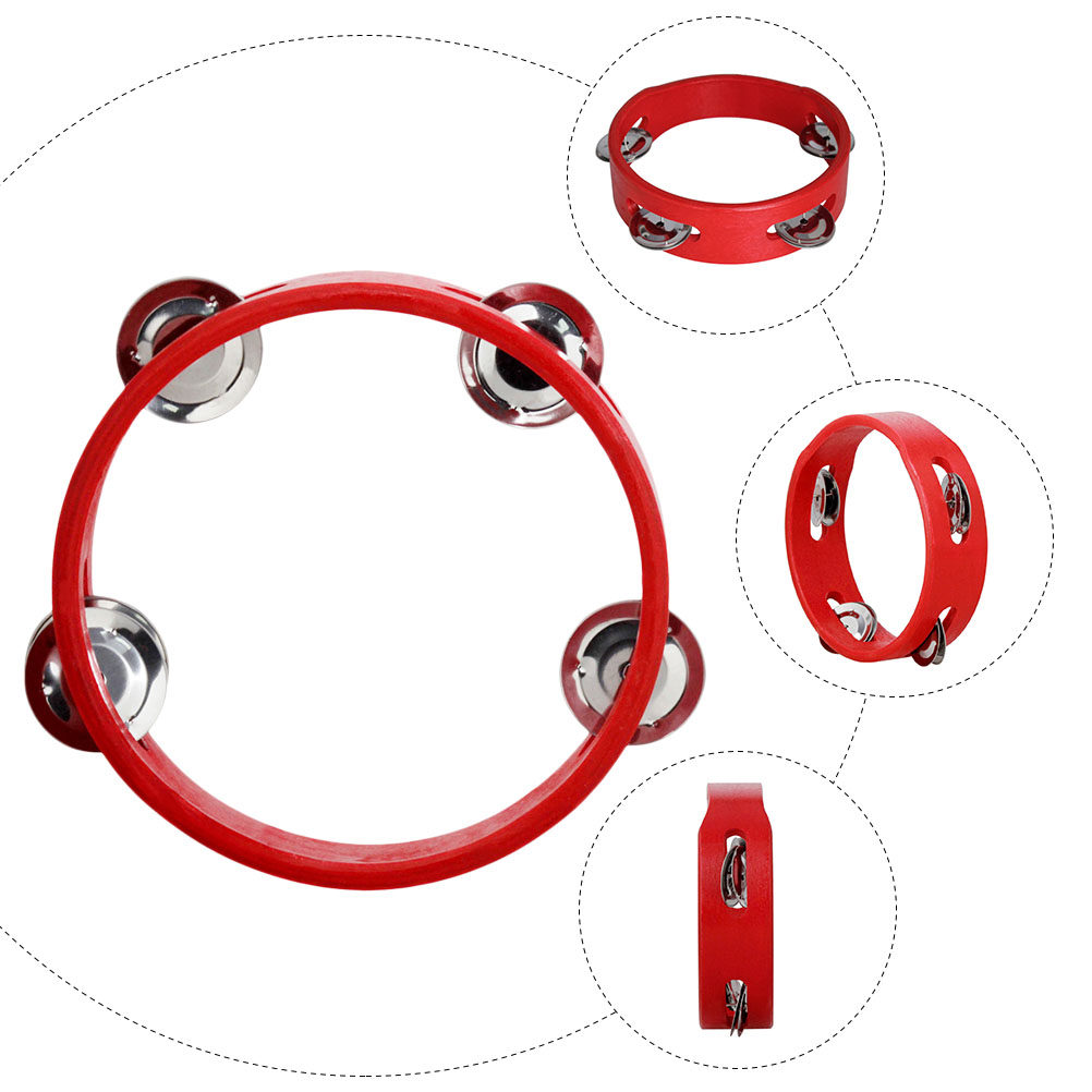 Premium Wooden Tambourine Kids - Kids Education Bell 评论和价格