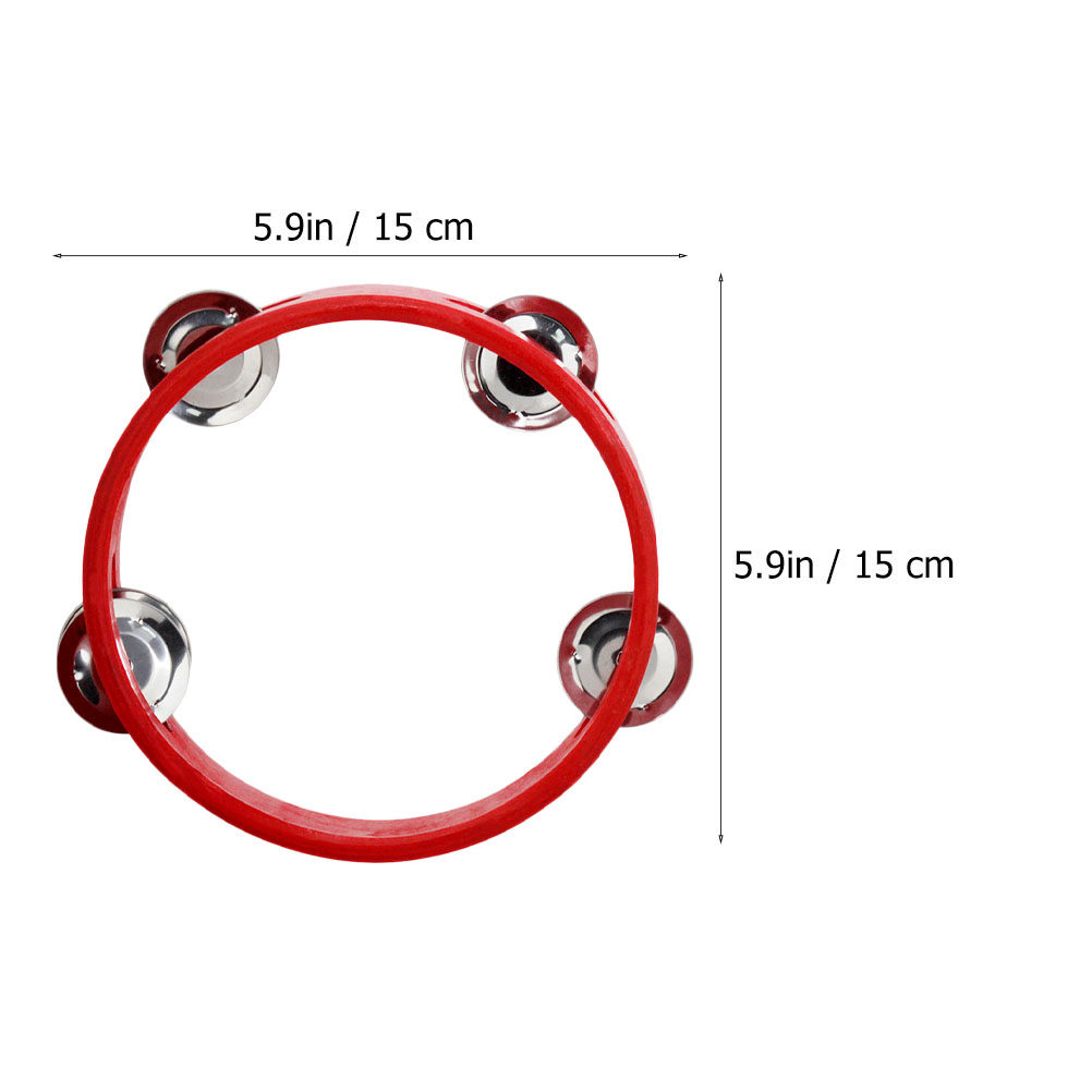 Premium Wooden Tambourine Kids - Kids Education Bell 评论和价格