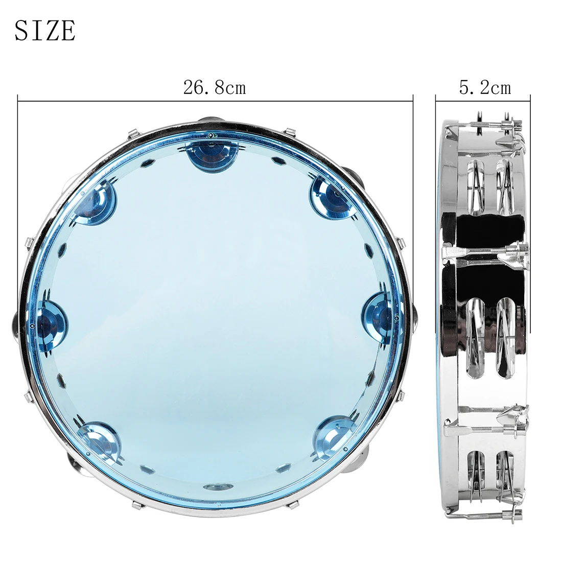 10 Inch Kids Tambourine Double - Kids Education Bell 评论和价格
