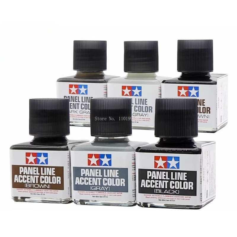 40ml Panel Line Accent Color E - Tamiya Model Paint Set 评论和价格