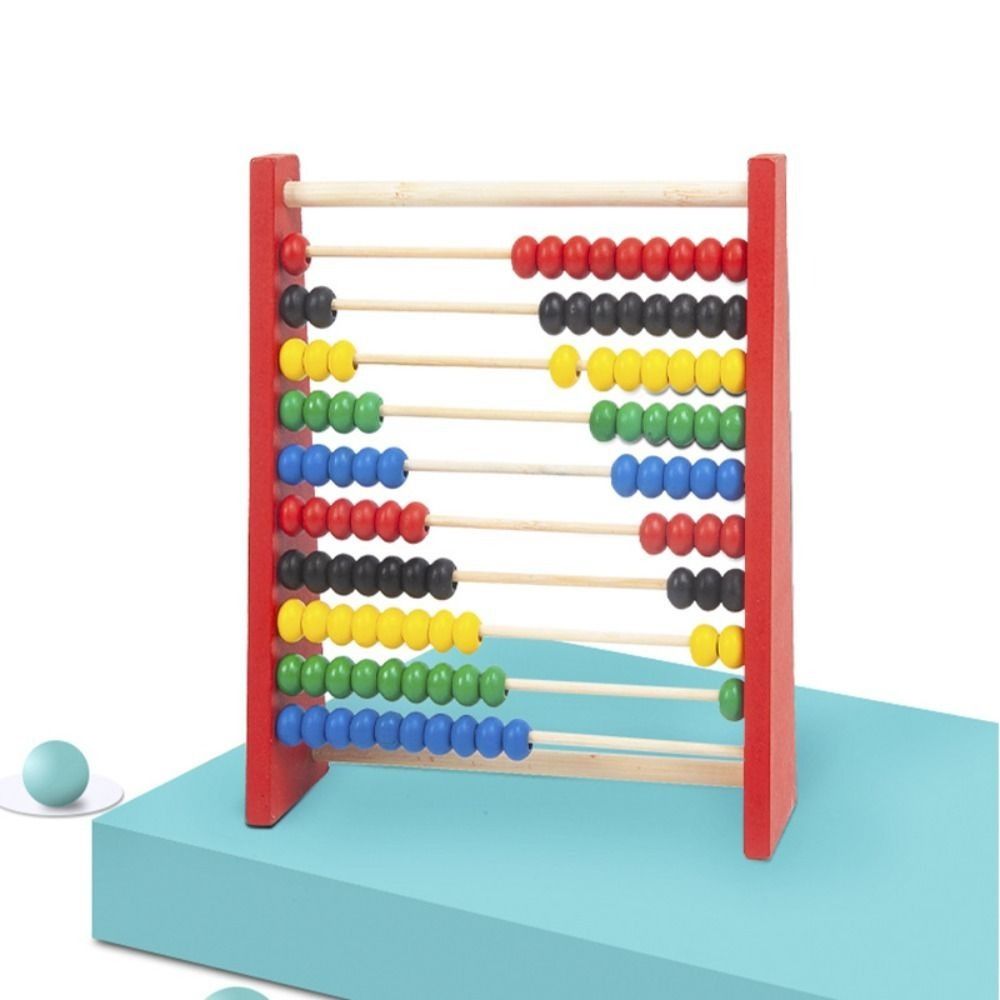 Durable Wooden Wooden Abacus E - Kids Education Calculator 评论和价格