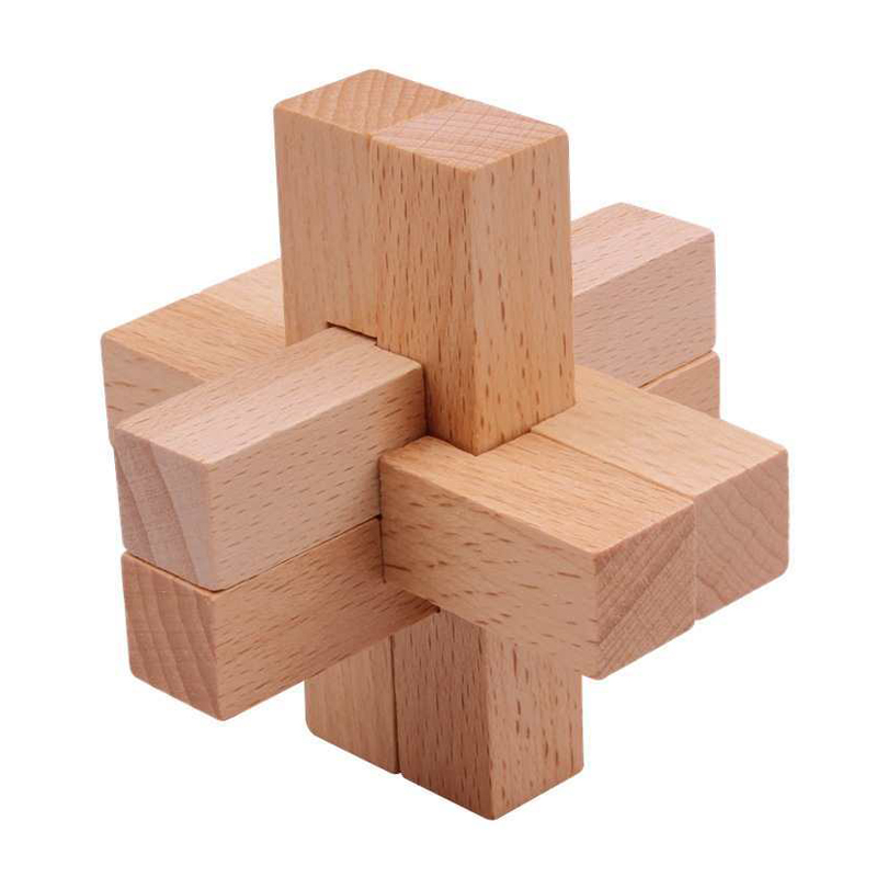 Wooden Luban Puzzle for Adults - Game Educational For Kids Free 评论和价格