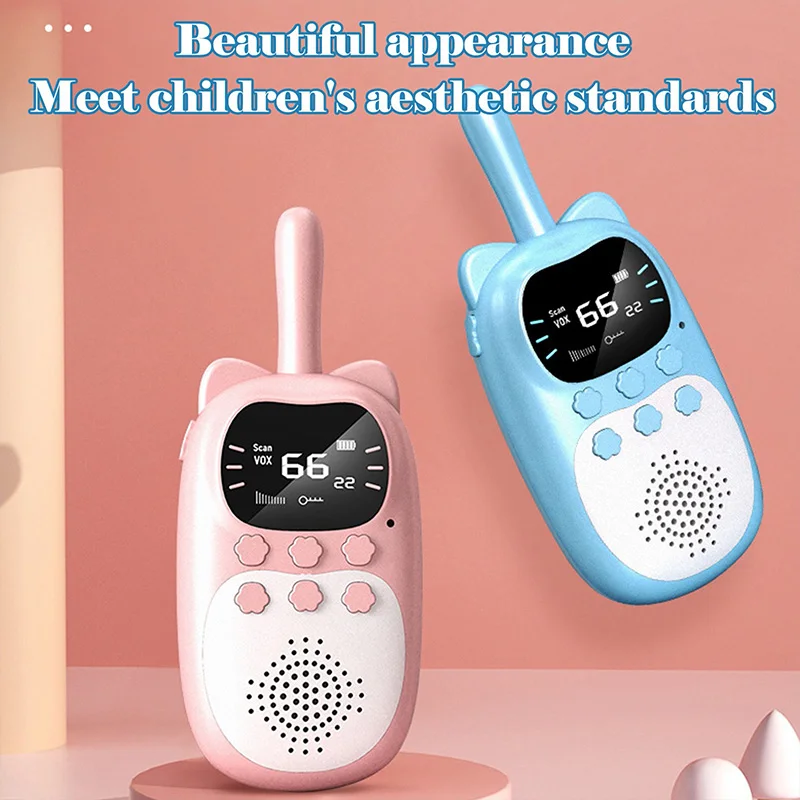 Kids Walkie Talkie 2PCS Electr - Kids Education Phone 评论和价格