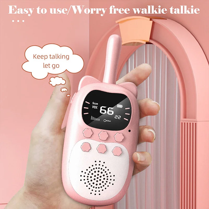 Kids Walkie Talkie 2PCS Electr - Kids Education Phone 评论和价格