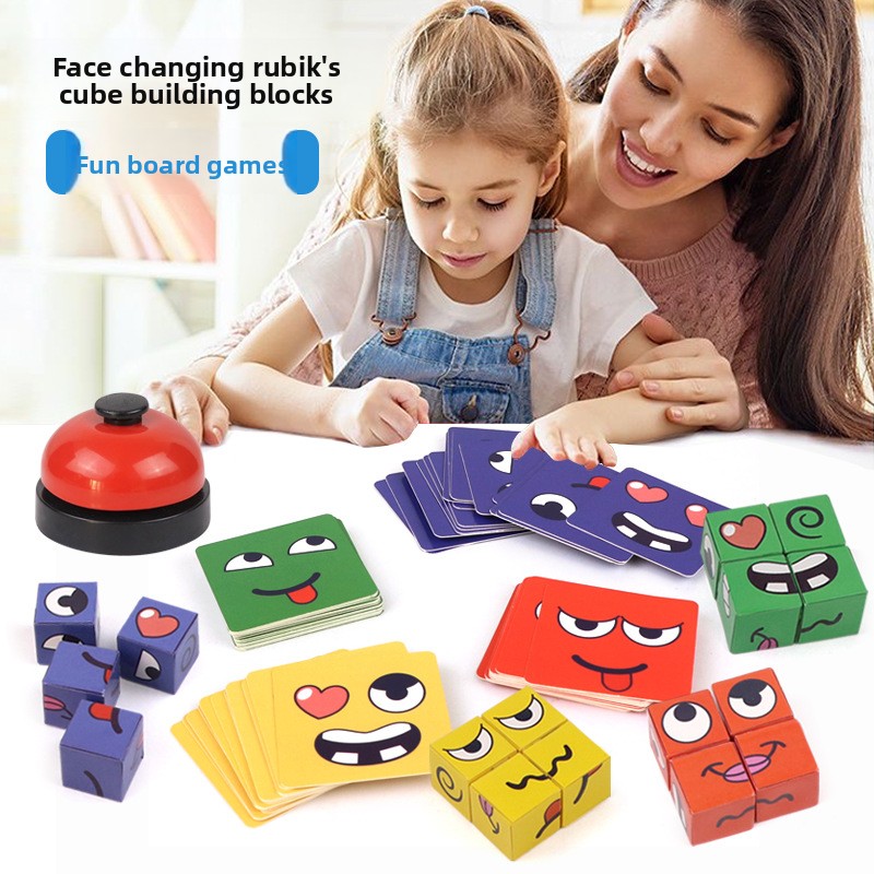 Kids Face Change Rubik's Cube  - Kids Education Bell 评论和价格