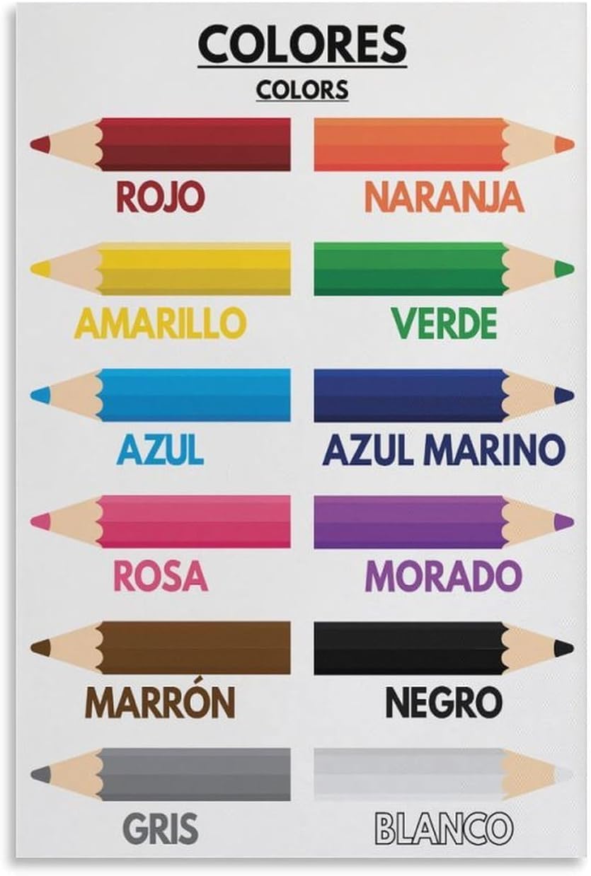 1p,Color Names for Kids, Spani - Kids Education Learning 评论和价格