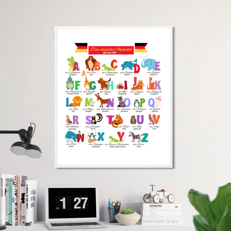 German Alphabet with Animals N - Kids Education Nursery 评论和价格