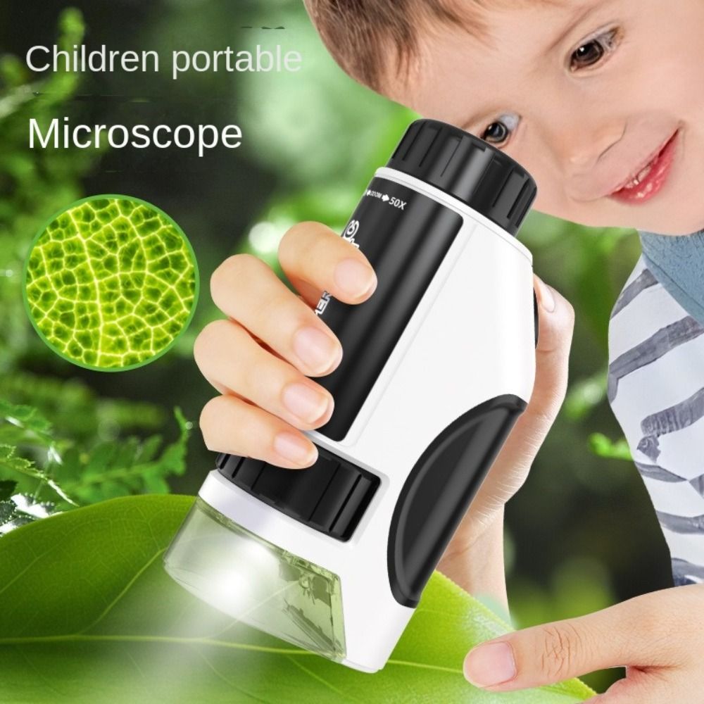 Handheld Kids Microscope LED L - Education Kids Definition 评论和价格