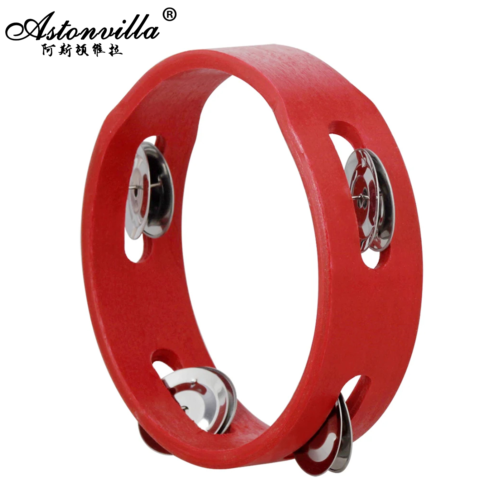 6 Inch Red Hand Ringing Bell P - Kids Education Bell 评论和价格