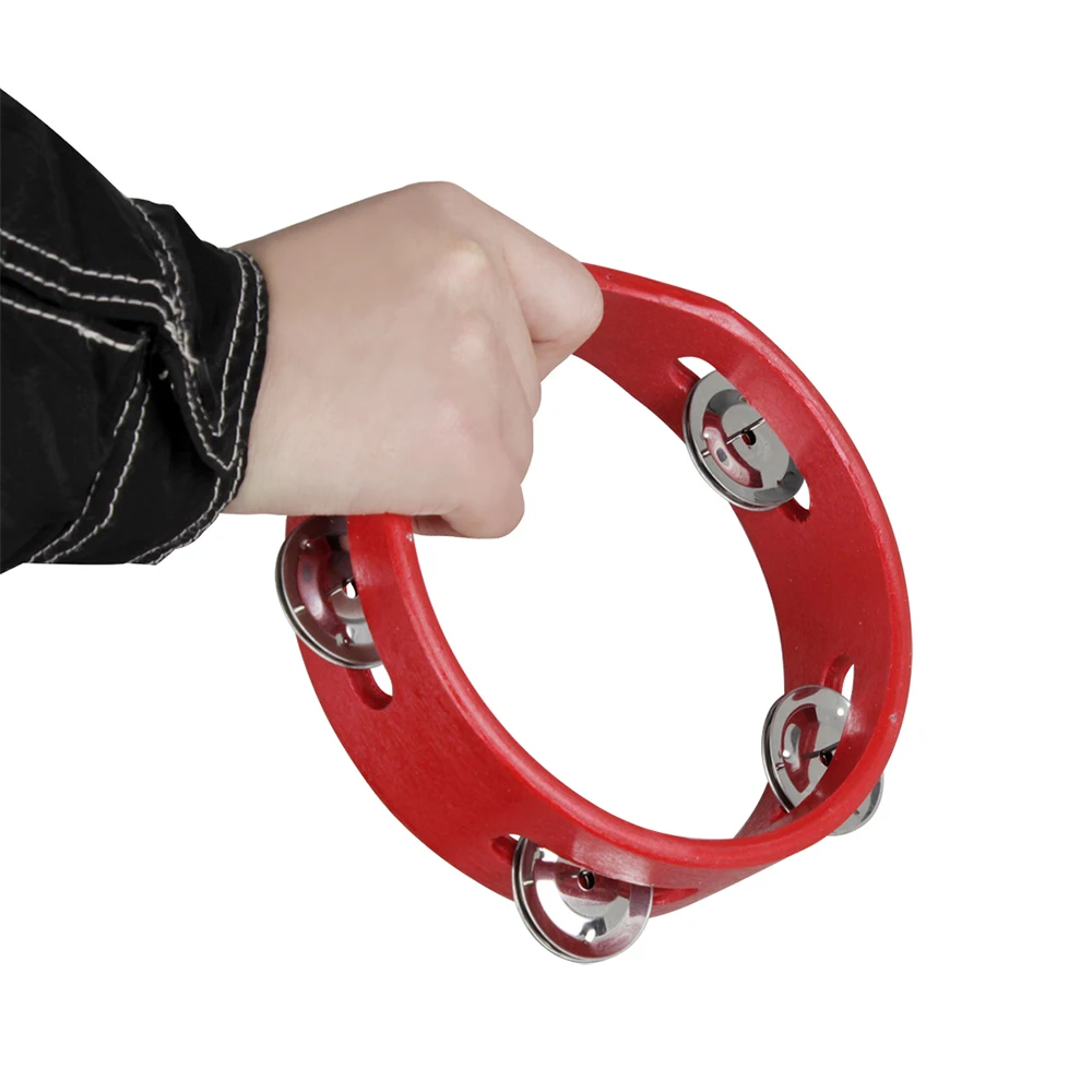 6 Inch Red Hand Ringing Bell P - Kids Education Bell 评论和价格