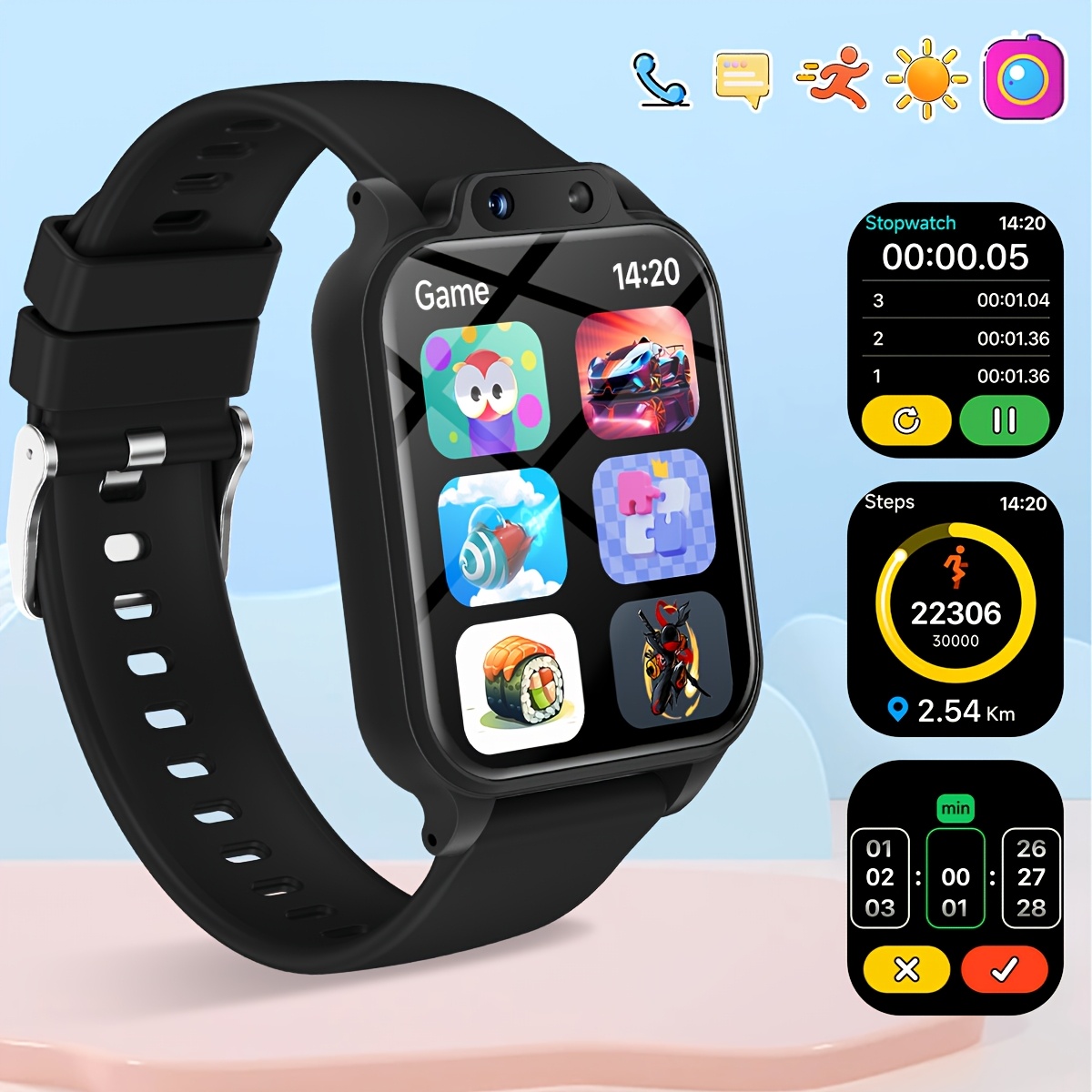 Youngsters's Smart Watch with  - Kids Education Calculator 评论和价格