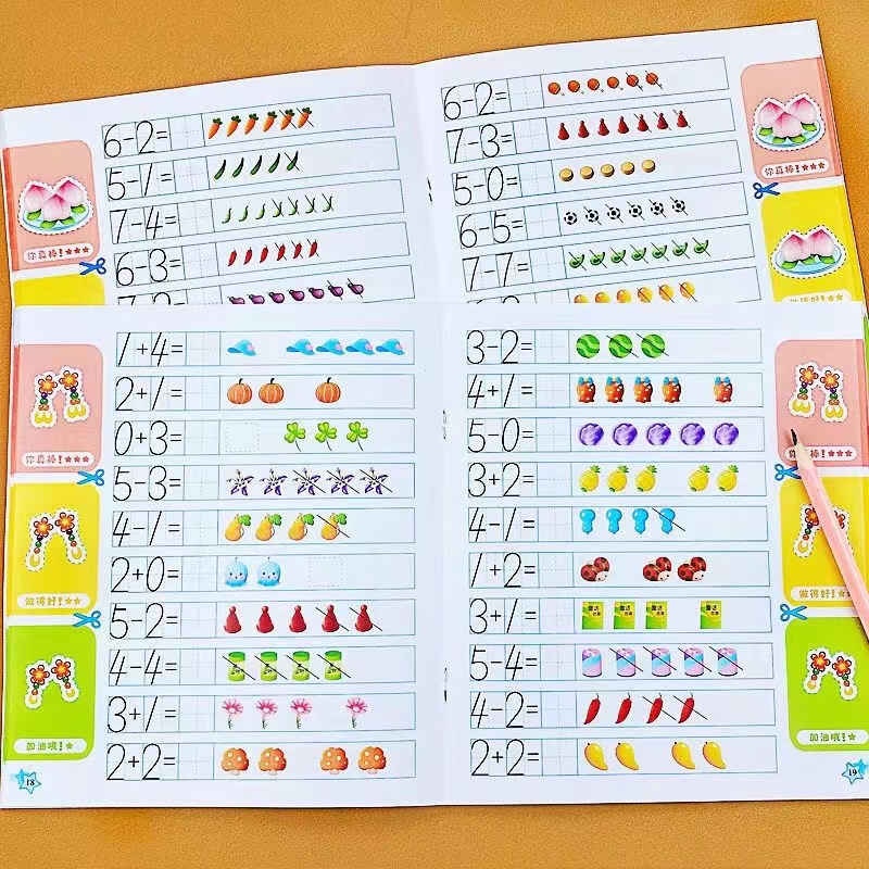 35 Pages Kids Learning Math Ea - Kids Education Questions 评论和价格
