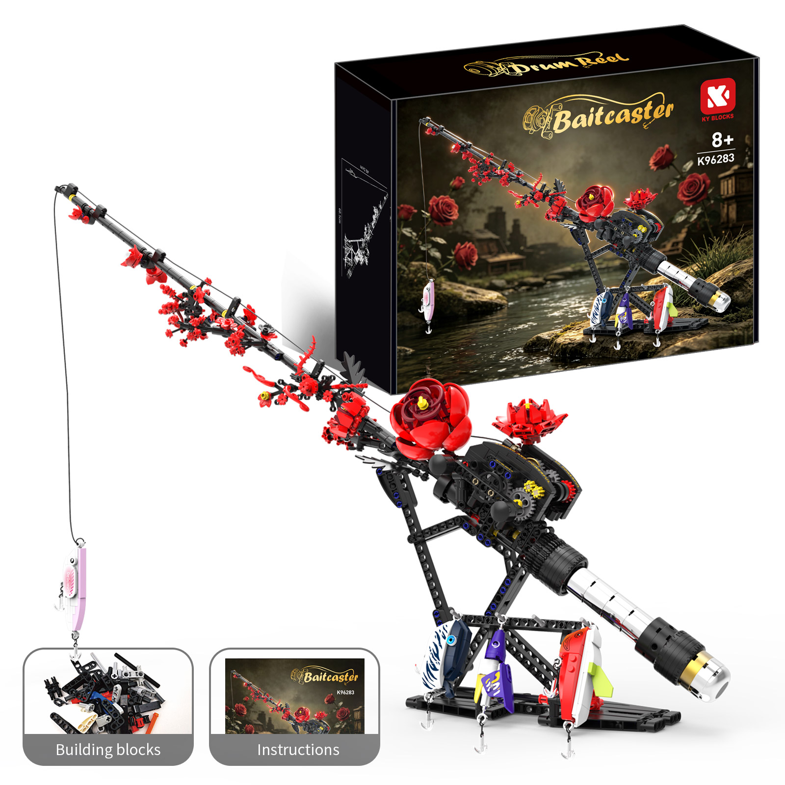 MOC Simulated Gear Reel Rose F - Kids Education Reels 评论和价格