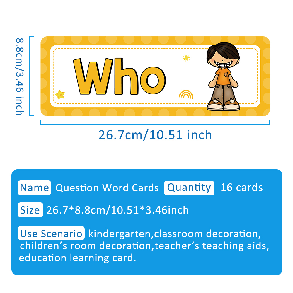 WH Question Words English Gram - Kids Education Questions 评论和价格