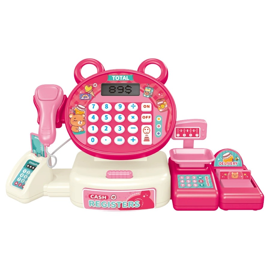 Kids Cash Register Toy Pretend - Kids Education Calculator 评论和价格