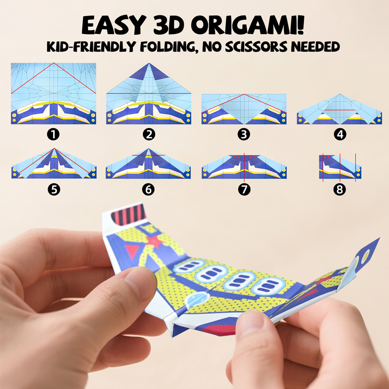 36 Sheets Paper Airplane Origa - Kids Education Learning 评论和价格