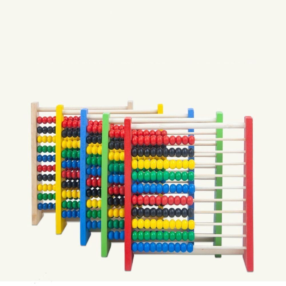 Durable Wooden Wooden Abacus E - Kids Education Calculator 评论和价格