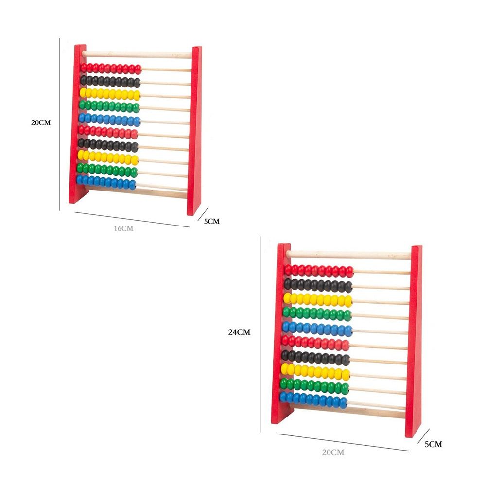 Durable Wooden Wooden Abacus E - Kids Education Calculator 评论和价格