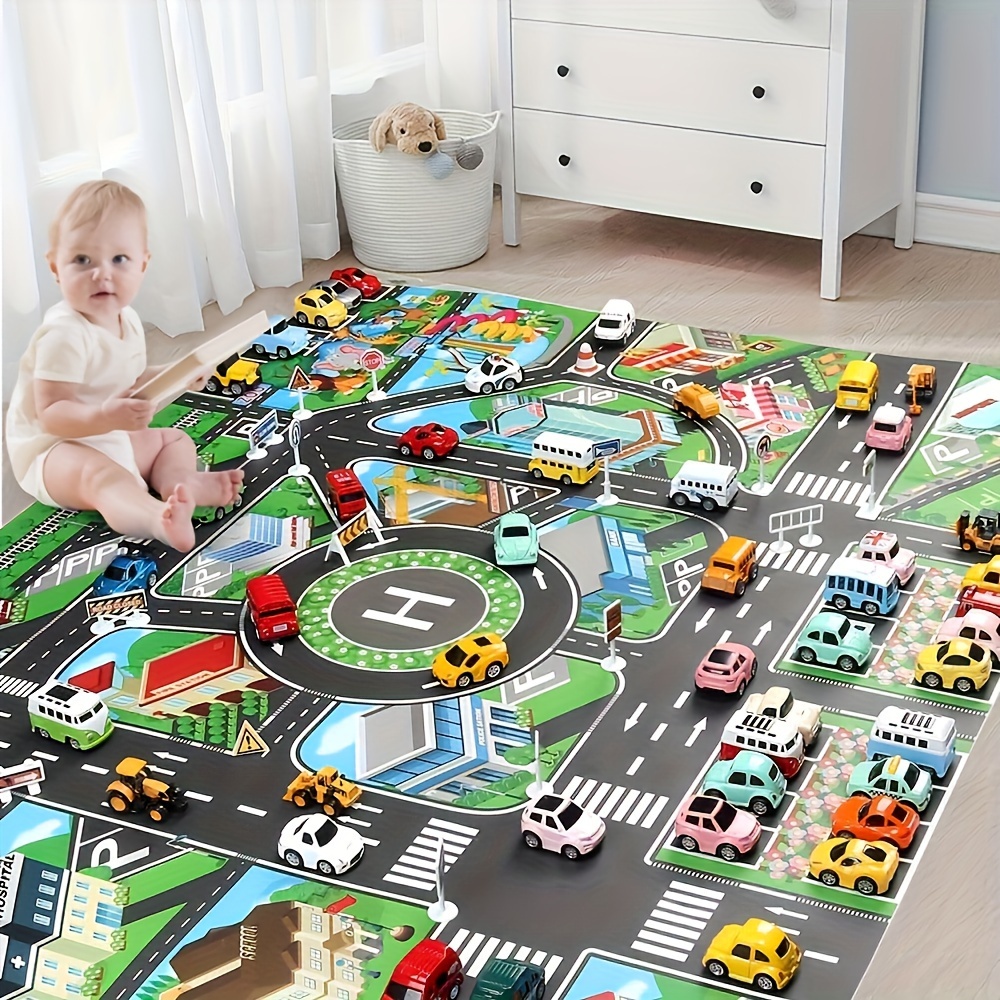 1pc, City Traffic Play Mat, La - Game Educational For Kids Free 评论和价格
