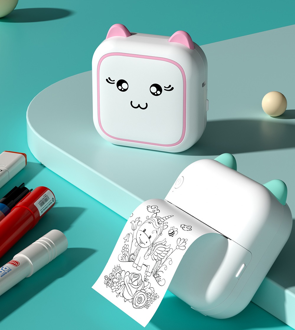 Portable Mini Cartoon Thermal  - Kids Education Questions 评论和价格