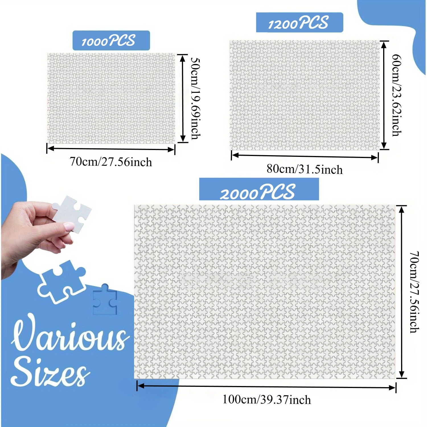 500/1000/1200/2000 Pieces Jigs - Game Educational For Kids Free 评论和价格