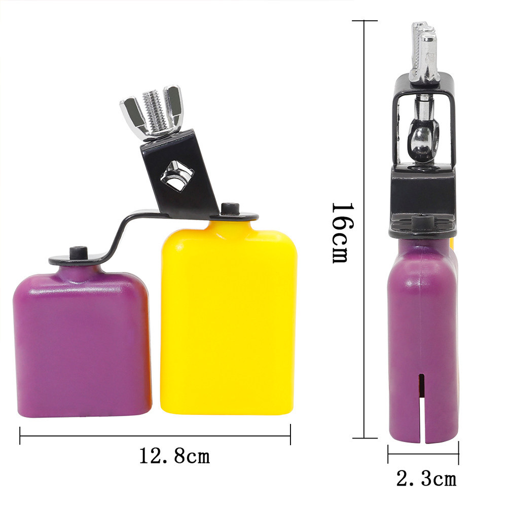 Yellow Purple Square Wooden Fi - Kids Education Bell 评论和价格