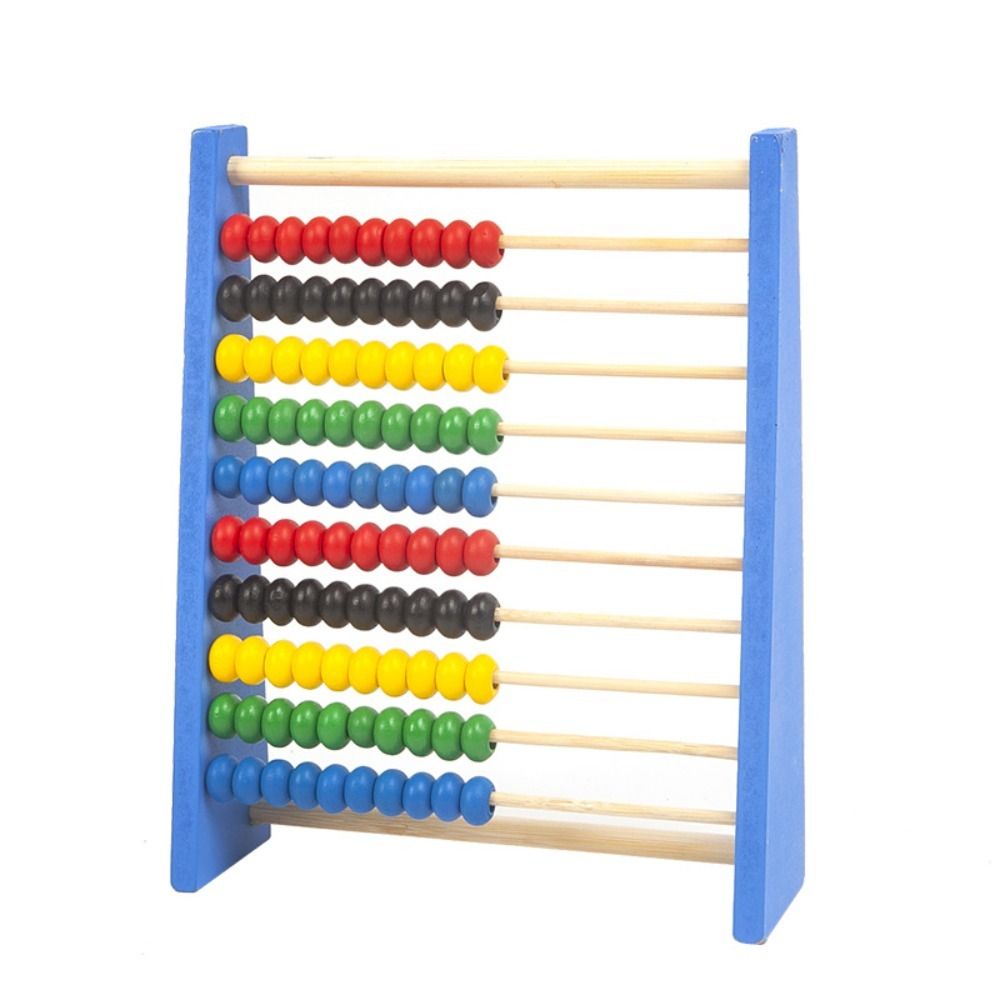 Wooden Wooden Abacus Durable R - Kids Education Calculator 评论和价格