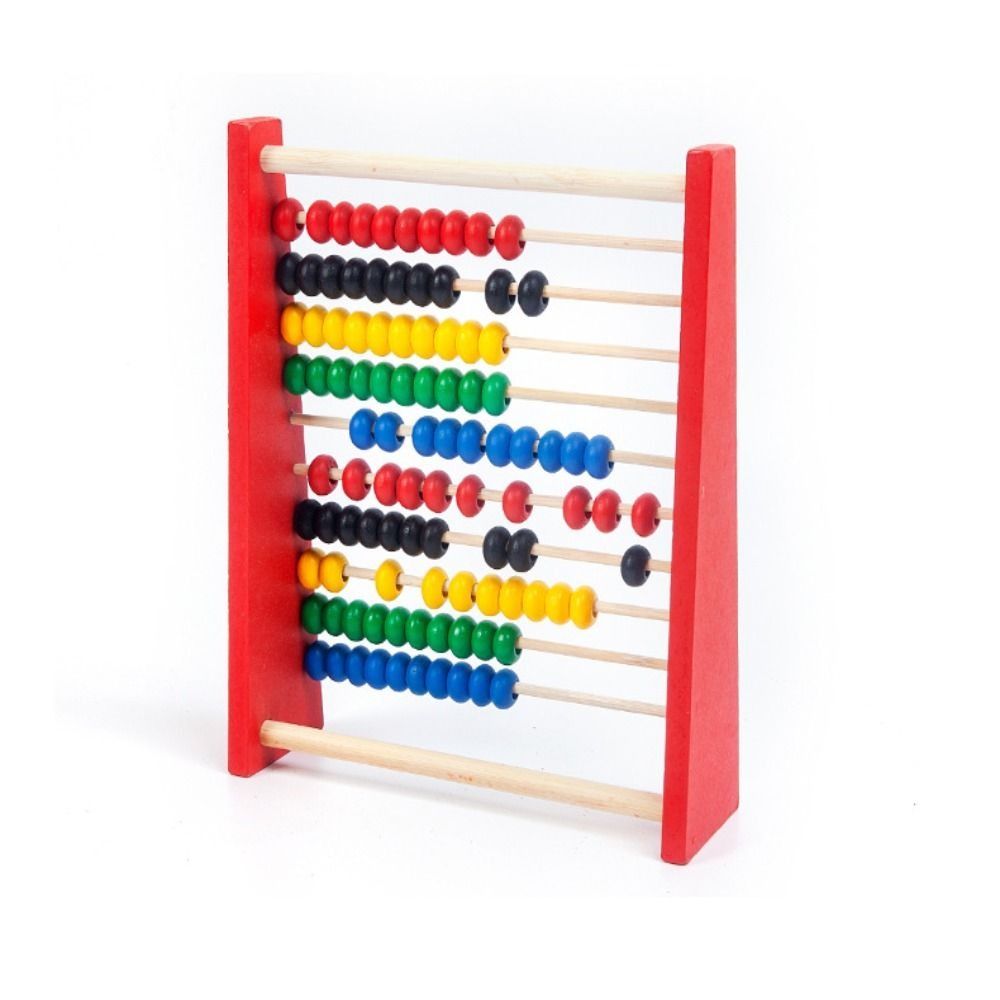 Wooden Wooden Abacus Durable R - Kids Education Calculator 评论和价格