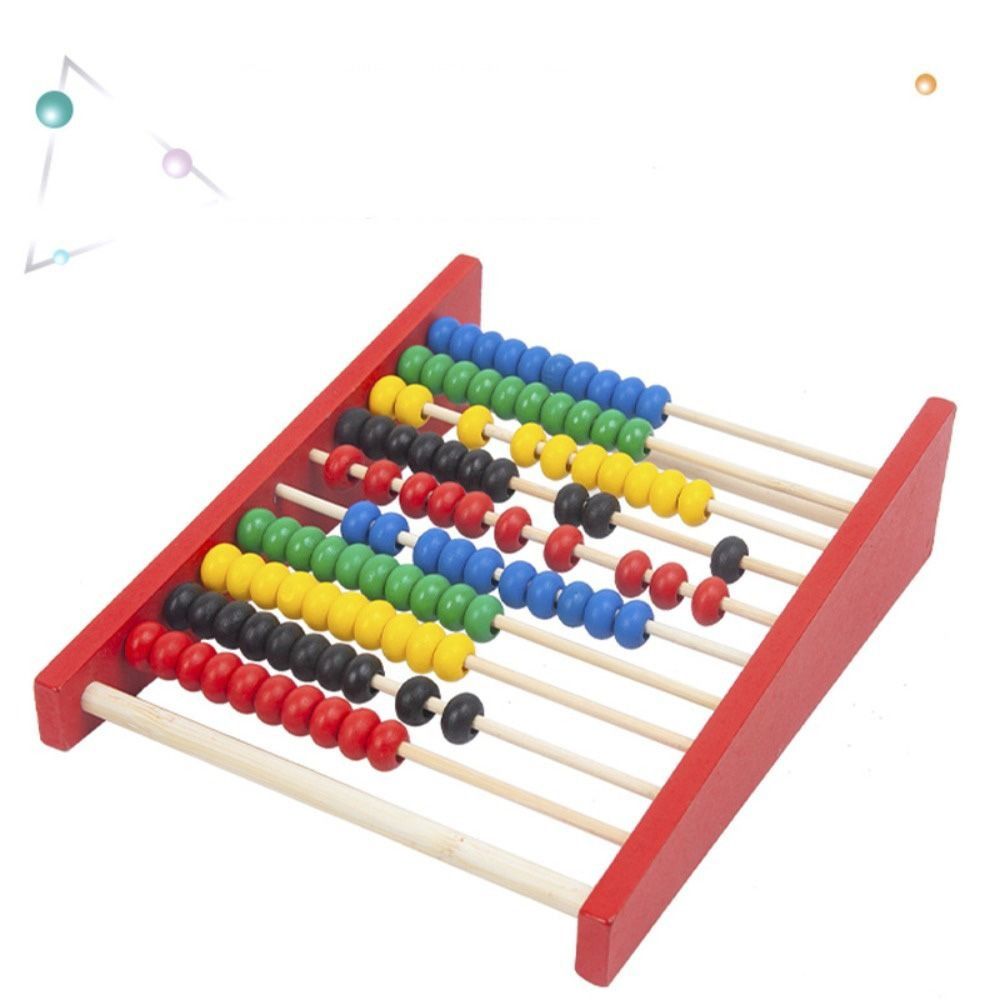 Wooden Wooden Abacus Durable R - Kids Education Calculator 评论和价格