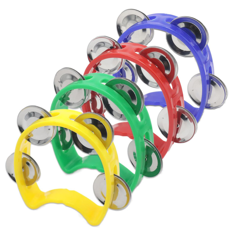 2PCS Plastic Hand Held Percuss - Kids Education Bell 评论和价格