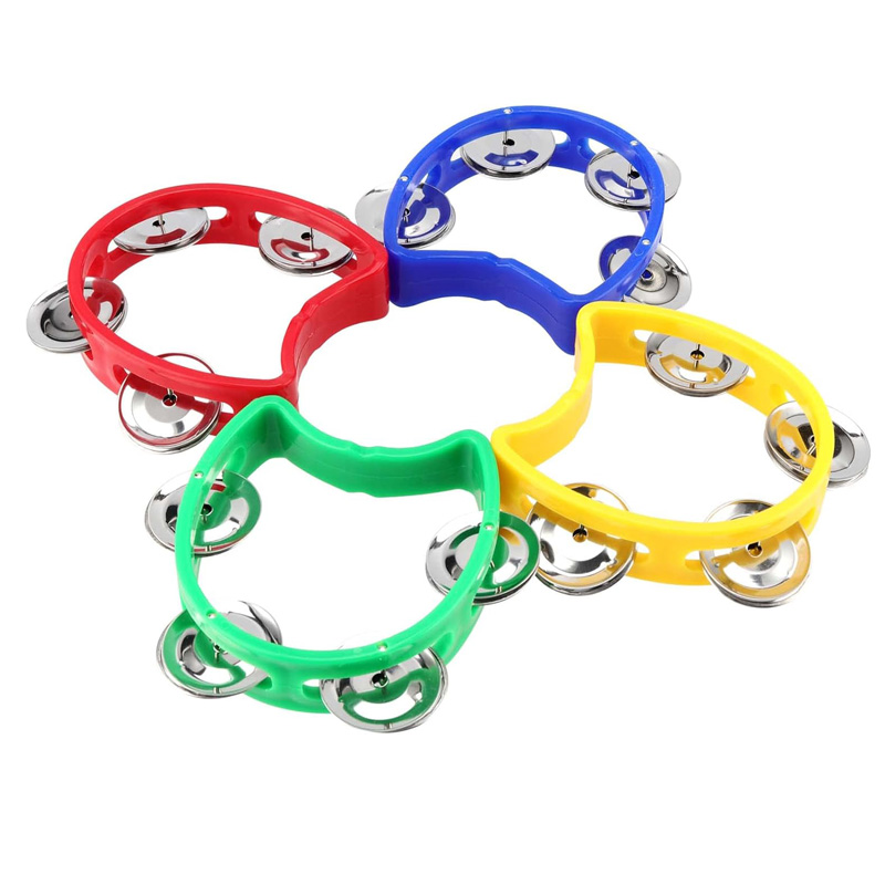 2PCS Plastic Hand Held Percuss - Kids Education Bell 评论和价格