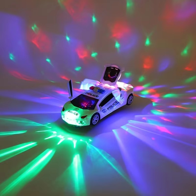 360° Rotating Police Car Toy w - Kids Education Phone 评论和价格