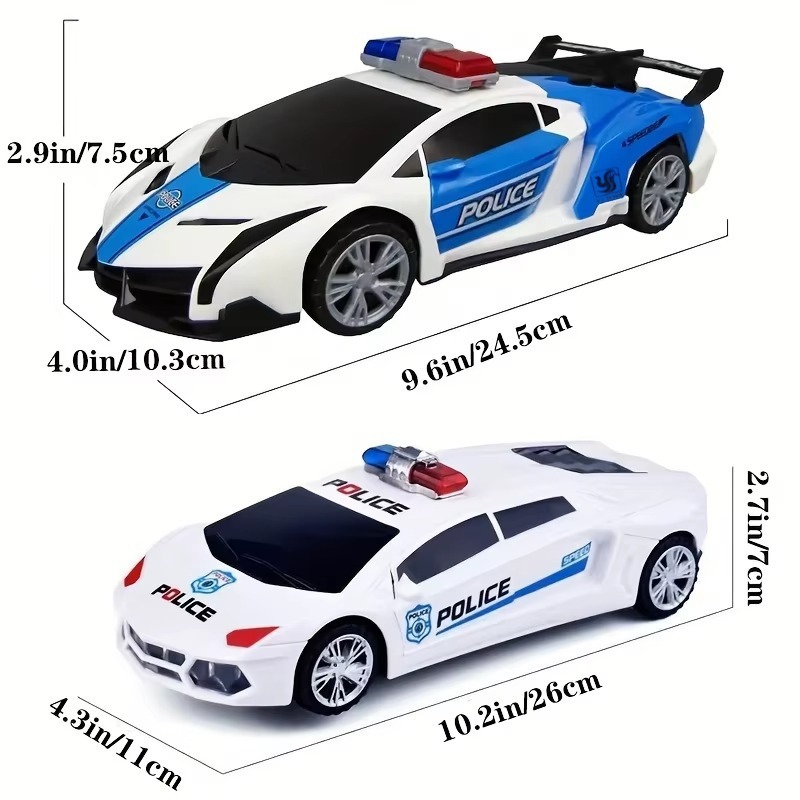 360° Rotating Police Car Toy w - Kids Education Phone 评论和价格
