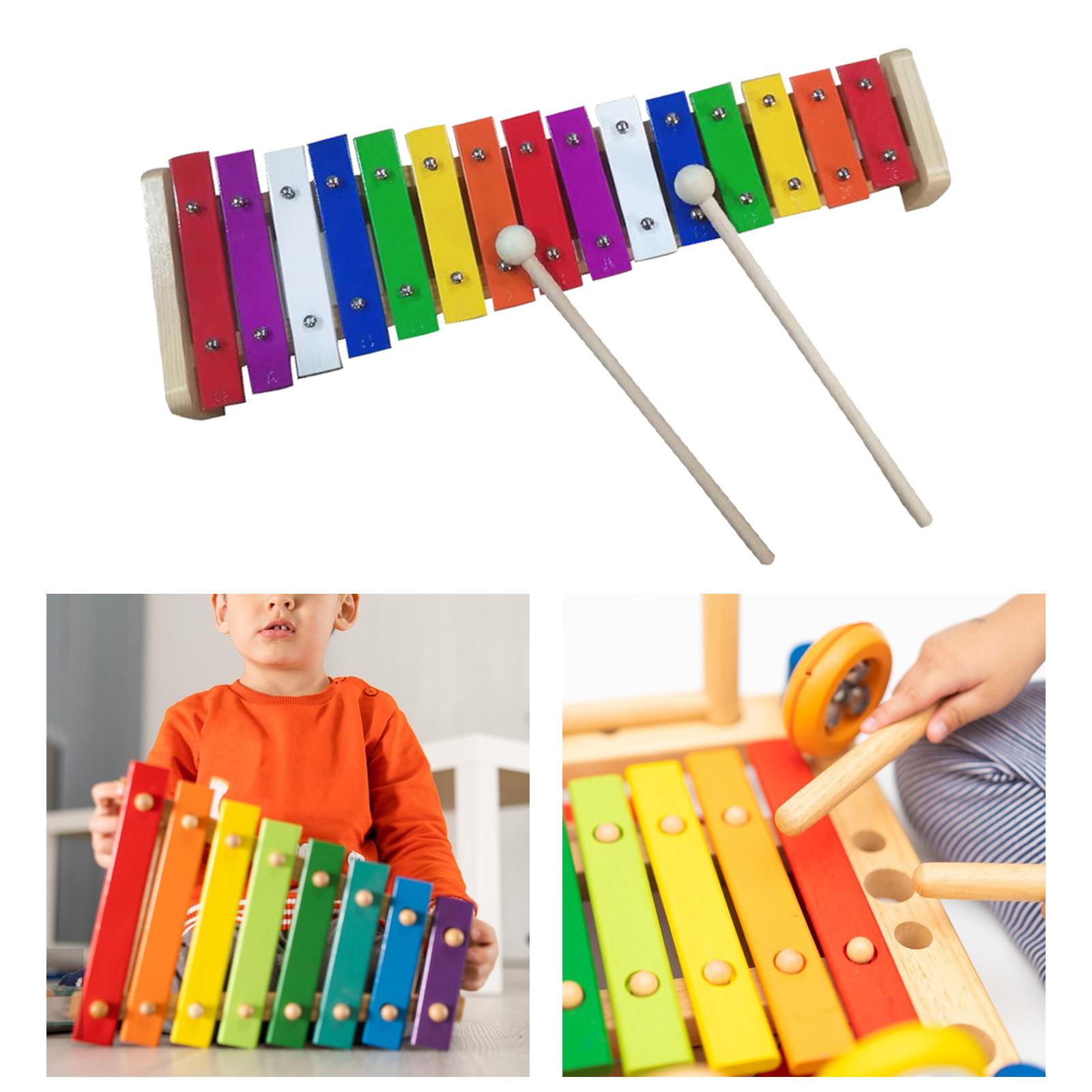 15 Scale Xylophone Bell Hand P - Kids Education Bell 评论和价格