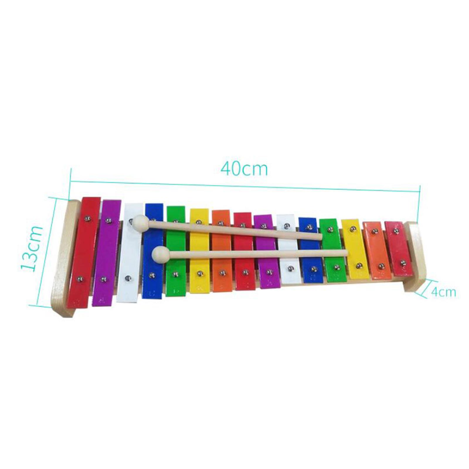 15 Scale Xylophone Bell Hand P - Kids Education Bell 评论和价格