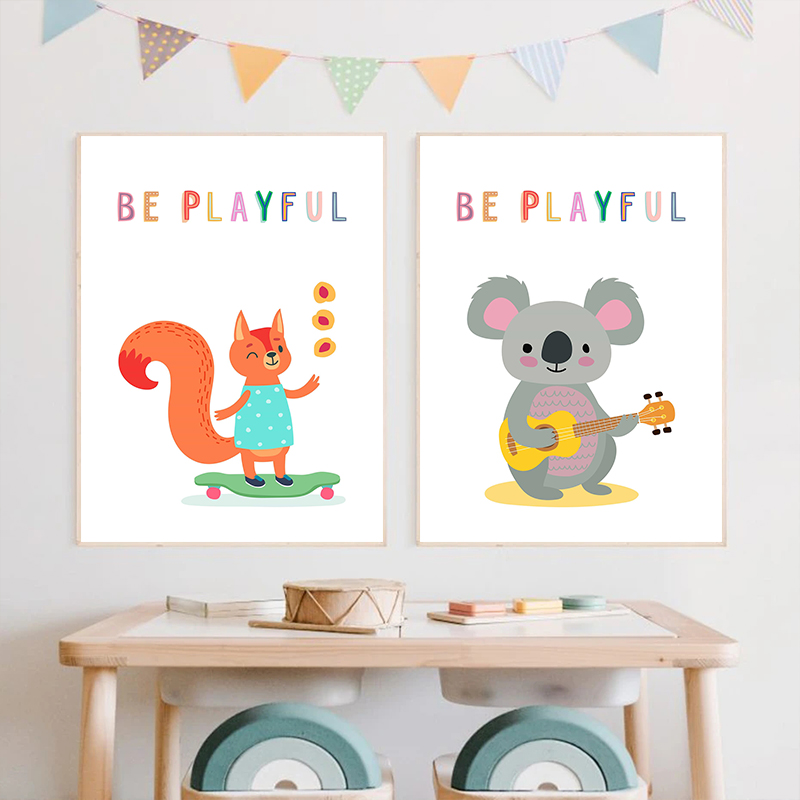 Canvas  Print Wall  Animals En - Kids No Education 评论和价格